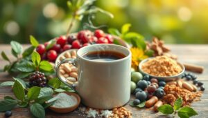 Natural fat burner with coffee